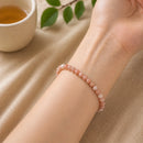 Peach Moonstone Bracelet