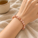 Peach Moonstone Bracelet