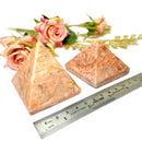 Peach Moonstone Pyramid (Hormonal & Emotional Balance)