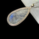 White Moonstone Premium Collection Pendant in Silver (Divine feminine)
