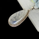 White Moonstone Premium Collection Pendant in Silver (Divine feminine)