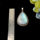 White Moonstone Premium Collection Pendant in Silver (Divine feminine)