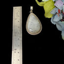 White Moonstone Premium Collection Pendant in Silver (Divine feminine)