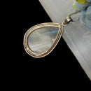 White Moonstone Premium Collection Pendant in Silver (Divine feminine)