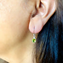 Peridot Earrings in Silver