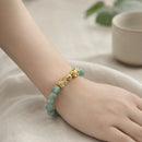Pixiu Bracelet in Green Aventurine (Attract Abundance)