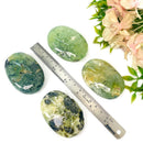 Prehnite Palmstones (Prophecy & Letting Go)