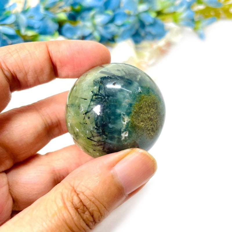 Prehnite Sphere (Prophecy & Love)