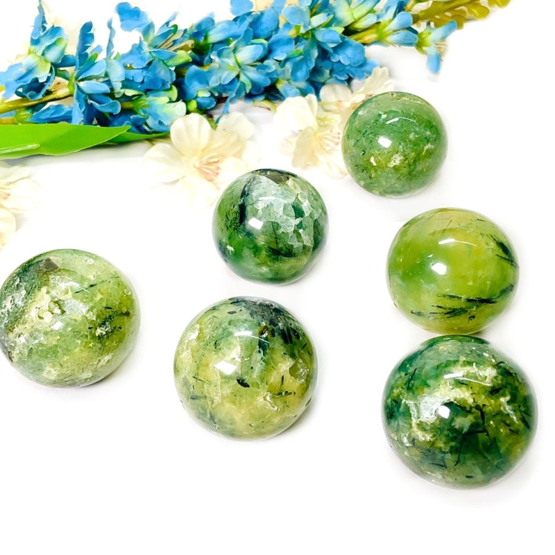 Prehnite Sphere (Prophecy & Love)