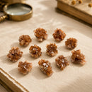 Premium Brown Sputnik Aragonite by Talk to Crystals for relief from geopathic stress, grounding, centering, emotional stability and Root & Earth Star Chakra energy