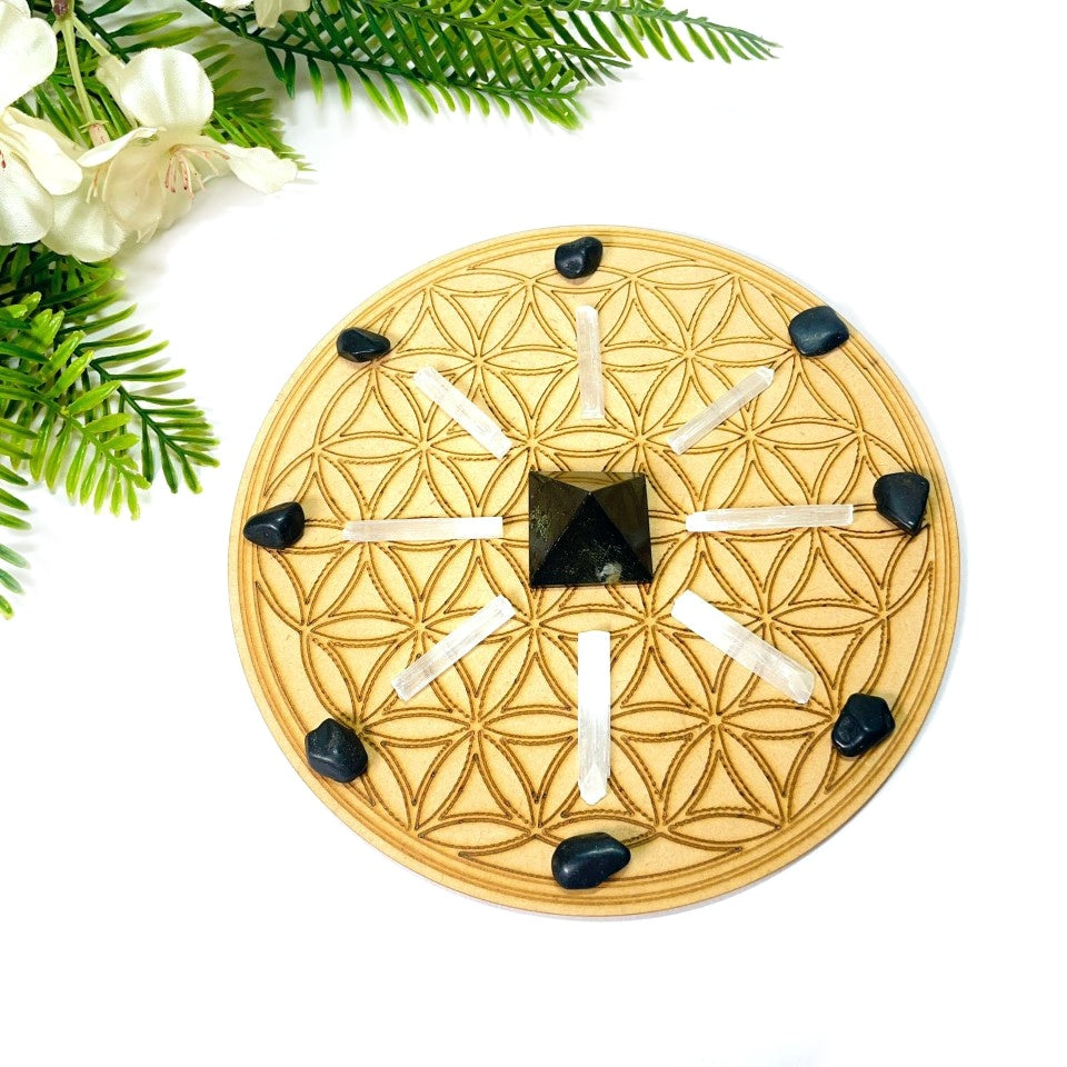 Custom Crystal Grid for Protection | buy online at Talk to Crystals