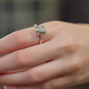 Pyrite Adjustable Ring in Silver (Wealth Manifestation)
