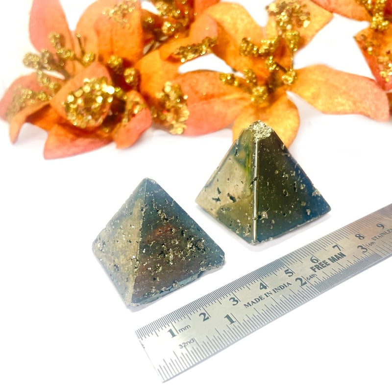 Pyrite Pyramid AAA