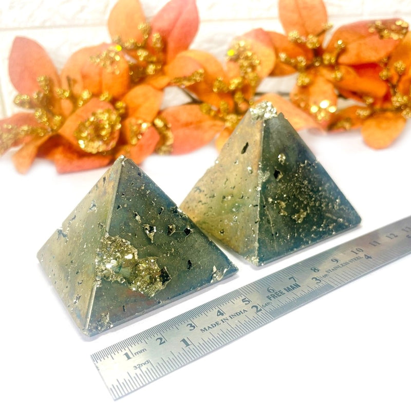 Pyrite Pyramid AAA