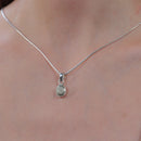 Pyrite Small Pendants in Silver (Wealth & Fame)