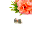 Pyrite Earrings in Silver