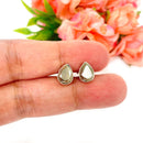 Pyrite Earrings in Silver