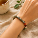 Pyrite with Seven Chakra Bracelet