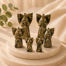 Pyrite Archangel Gabriel idols by Talk to Crystals in a spread-wing posture symbolizing angelic protection, strength, courage, joy, truth, career guidance and following your dreams