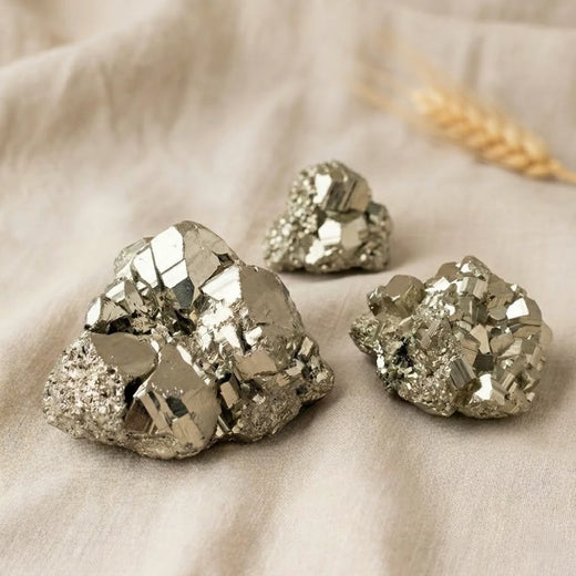 Rare and Special Pyrite Clusters from Peru