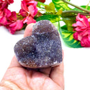 Rainbow Galaxy Amethyst Druzy Hearts from Brazil (Healer's Stone)