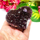 Rainbow Galaxy Amethyst Druzy Hearts from Brazil (Healer's Stone)