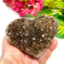 Rainbow Galaxy Amethyst Druzy Hearts from Brazil (Healer's Stone)