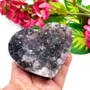 Rainbow Galaxy Amethyst Druzy Hearts from Brazil (Healer's Stone)