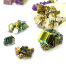 Rainbow Pyrite Natural Cube Clusters (Manifestation & Positivity)