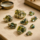 Rainbow Pyrite natural cube clusters by Talk to Crystals for manifestation, positivity, releasing negativity, protection from energy blocks and following your dreams by Talk To Crystals