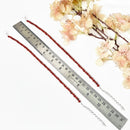 Red Jasper Round Bead Anklet