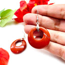 Red Jasper Earrings (Stamina & Stability)