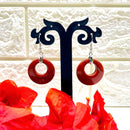 Red Jasper Earrings (Stamina & Stability)