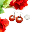 Red Jasper Earrings (Stamina & Stability)