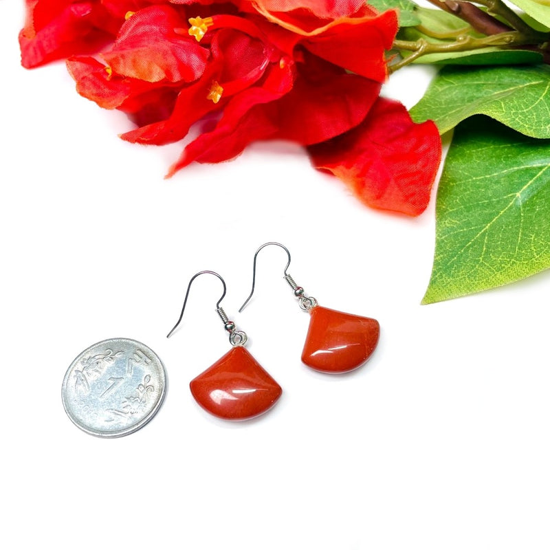 Red Jasper Earrings (Stamina & Stability)