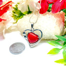 Red Jasper Heart Pendants (Stamina & Determination)