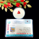 Red Moonga Triangle Gem stone (Strength & Leadership)