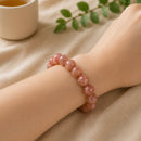 Rhodochrosite AAA Round Bead Bracelet (for Unconditional Self Love)
