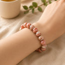 Rhodochrosite AAA Round Bead Bracelet (for Unconditional Self Love)
