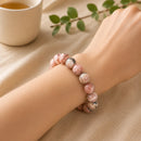 Rhodochrosite AAA Round Bead Bracelet (for Unconditional Self Love)