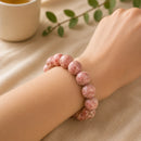 Rhodochrosite AAA Round Bead Bracelet (for Unconditional Self Love)