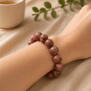 Rhodochrosite AAA Round Bead Bracelet (for Unconditional Self Love)