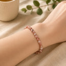 Rhodochrosite AAA Round Bead Bracelet (for Unconditional Self Love)