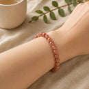 Rhodochrosite AAA Round Bead Bracelet (for Unconditional Self Love)