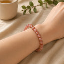 Rhodochrosite AAA Round Bead Bracelet (for Unconditional Self Love)