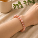 Rhodochrosite AAA Round Bead Bracelet (for Unconditional Self Love)