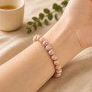 Rhodochrosite AAA Round Bead Bracelet (for Unconditional Self Love)