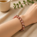 Rhodochrosite AAA Round Bead Bracelet (for Unconditional Self Love)