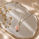 Rhodochrosite Small Pendants in Silver (Unconditional Love)