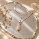 Rhodochrosite Small Pendants in Silver (Unconditional Love)